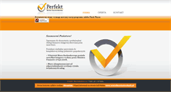 Desktop Screenshot of perfekt.ostroda.pl