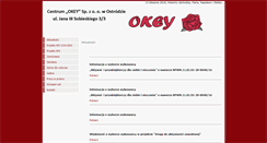 Desktop Screenshot of okey.ostroda.pl