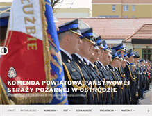 Tablet Screenshot of kppsp.ostroda.pl