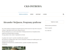 Tablet Screenshot of cks.ostroda.pl